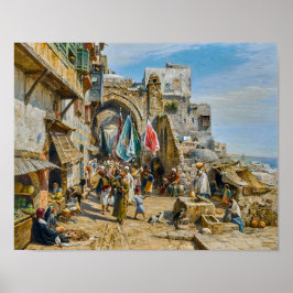 Procession i Jaffa | Gustav Bauernfeind | Poster