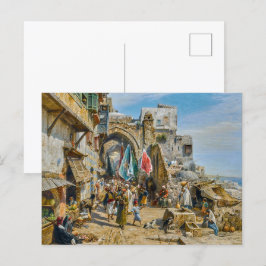 Procession i Jaffa | Gustav Bauernfeind | Vykort