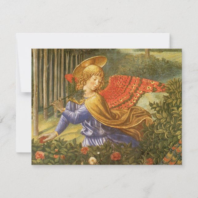 Processionen av de vise männen Ängel av Benozzo Go (Framsida)