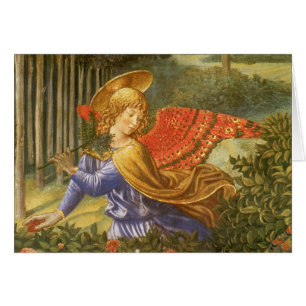 Processionen av de vise männens änglar av Benozzo Hälsningskort
