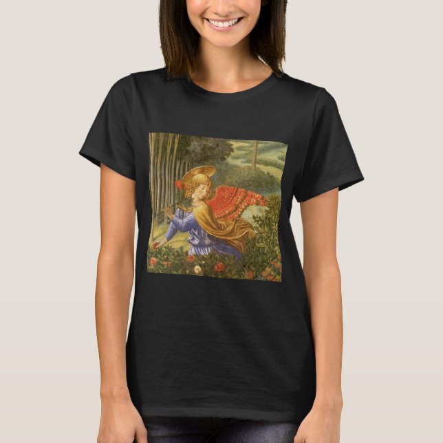 Processionen av de vise männens änglar av Benozzo  T-shirt (Framsida)