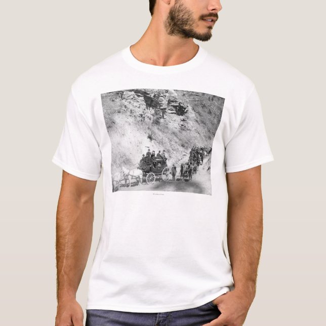Processionen av kommande diligenser besegrar berg t shirt (Framsida)