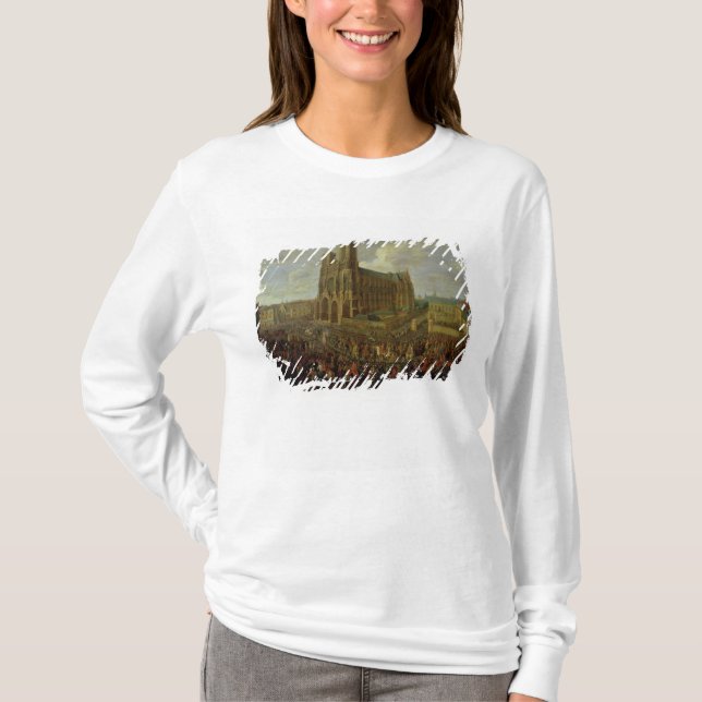 Processionen av kungen Louis XV Tee (Framsida)