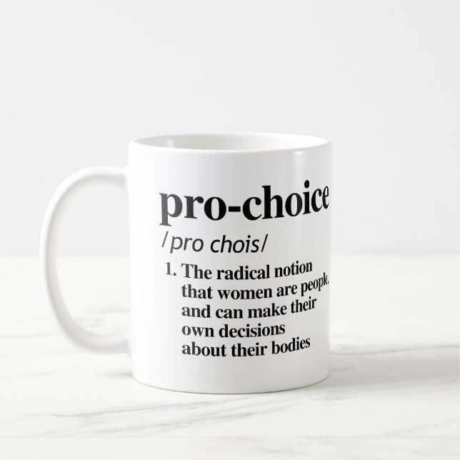 ProChoice-definition Kaffemugg (Vänster)