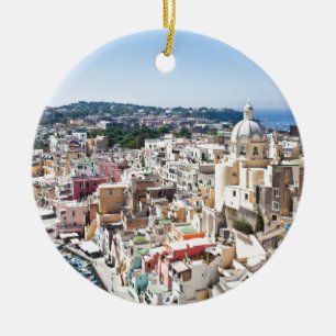 Procida Isle Julgransprydnad Keramik