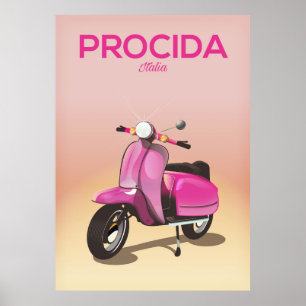 Procida-Italiens skolsemester poster