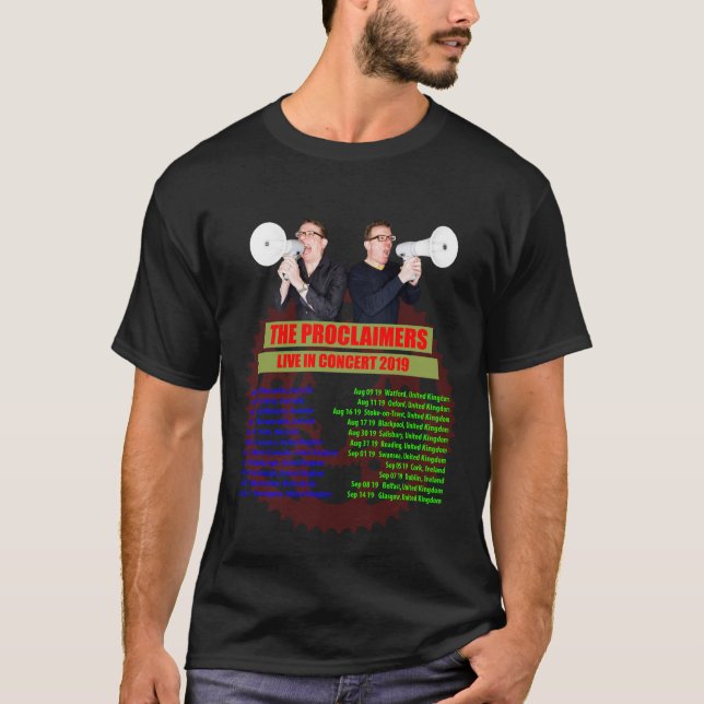PROCLAIMERSNA TURNERAR 2019 T SHIRT (Framsida)
