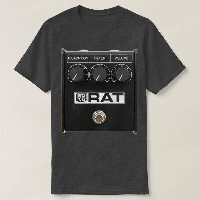 ProCo RÅTTA Guitar Pedal-förvrängning T Shirt (Design framsida)