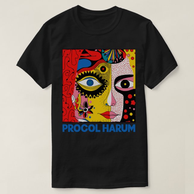 Procol Harum Original Fläkt Tribute Design T Shirt (Design framsida)