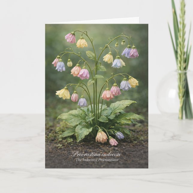 Procrastina indecisa The Indecisive Procrastinator Kort (Framsida)
