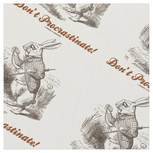 Procrastinate inte rådgivningen för tyg (Närbild)