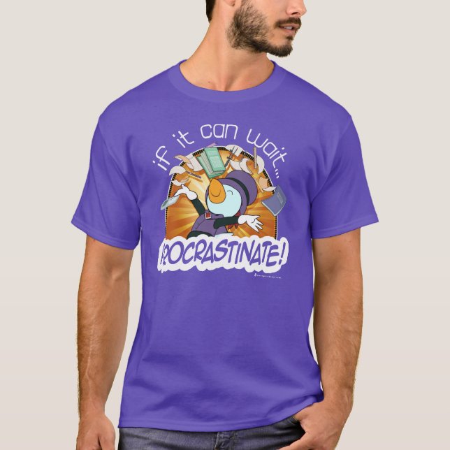 Procrastinate - lampglashönamanar utslagsplats tee (Framsida)