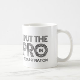Procrastination Mugg