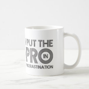 Procrastination Mugg
