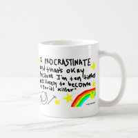 Procrastination Mugg