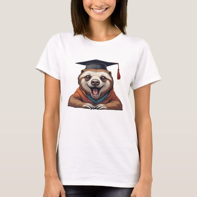 Procrastinationsuniversitet � Officiell medlemskla T Shirt (Framsida)