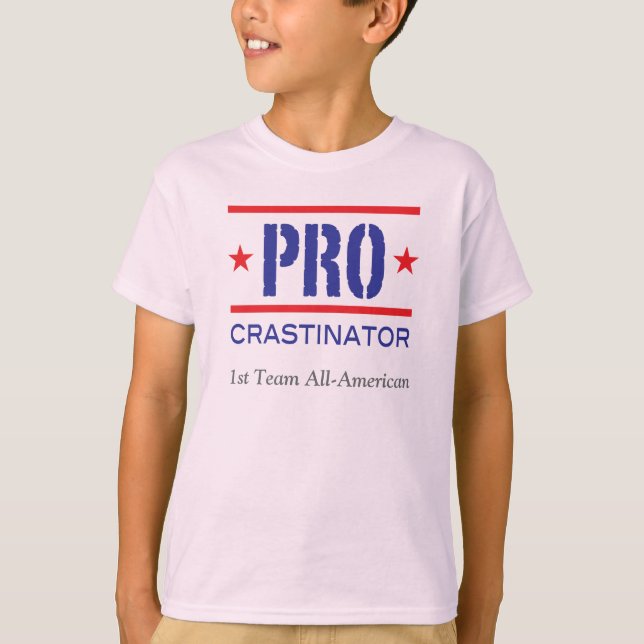 PROcrastinator_1st-lag all American_#5 Tee (Framsida)