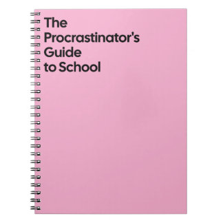 Procrastinator’s School Notebook Anteckningsbok