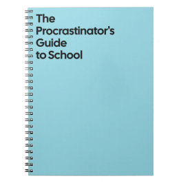Procrastinator’s School Notebook Anteckningsbok