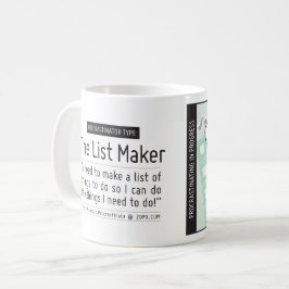 Procrastinators Kopp: Listskaparen Kaffemugg
