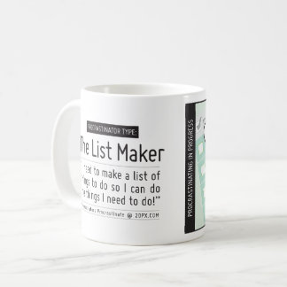 Procrastinators Kopp: Listskaparen Kaffemugg