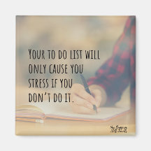 Procrastinators Motivation Cute Quote Magnet
