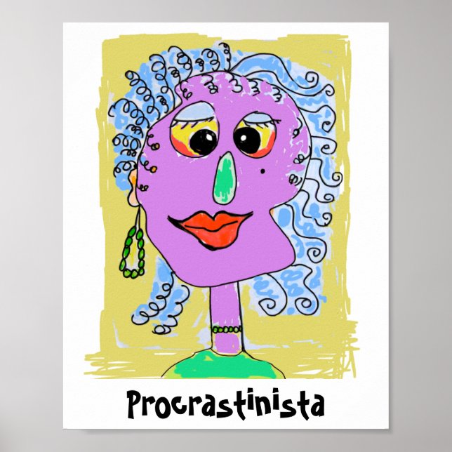 Procrastinista Poster (Framsidan)