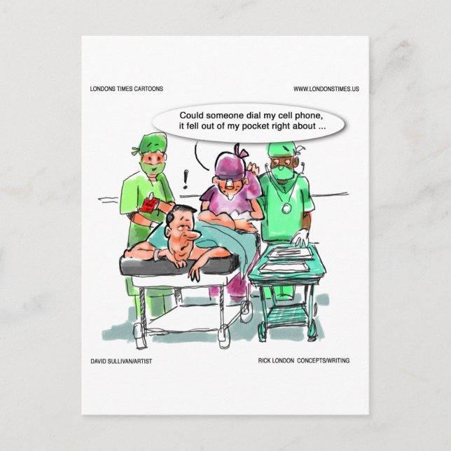 Proctolog förlorar Mobil cellfunktion i cellen Vykort (Framsida)