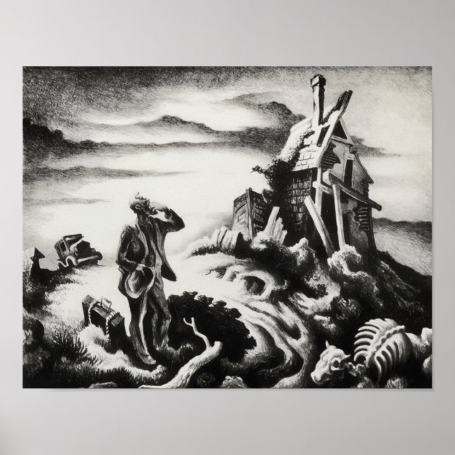 Prodigal Son av Thomas Hart Benton Poster (Framsidan)