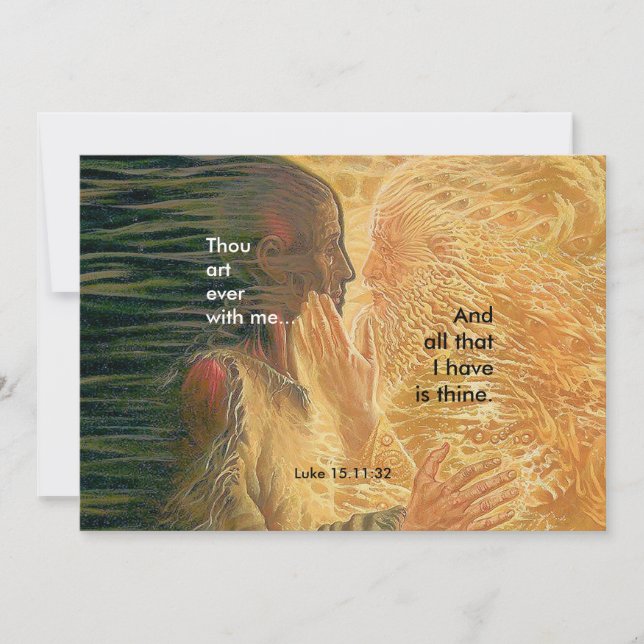 Prodigal Son - bönekort Inbjudningar (Framsida)