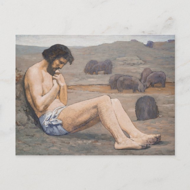 Prodigal Son, c. 1879 (olja på linne) Vykort (Framsida)