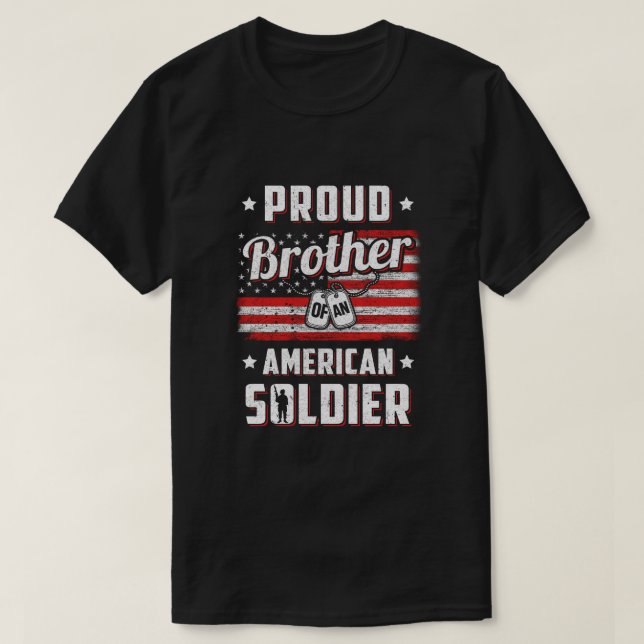 Prodis bror till en soldat armésister Veteran Shi T Shirt (Design framsida)