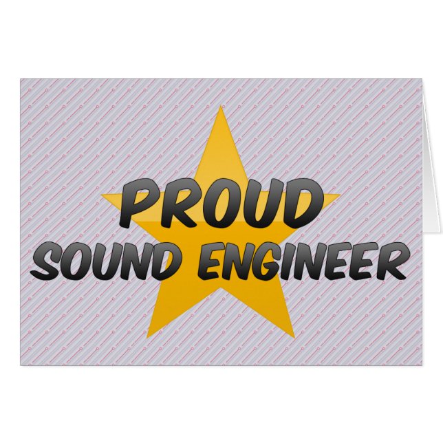 Prodis Ljud Ingenjör Hälsningskort (Framsidan Horizontal)