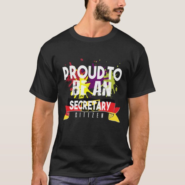 Prodis sekreterare Yrkesarbetare T Shirt (Framsida)