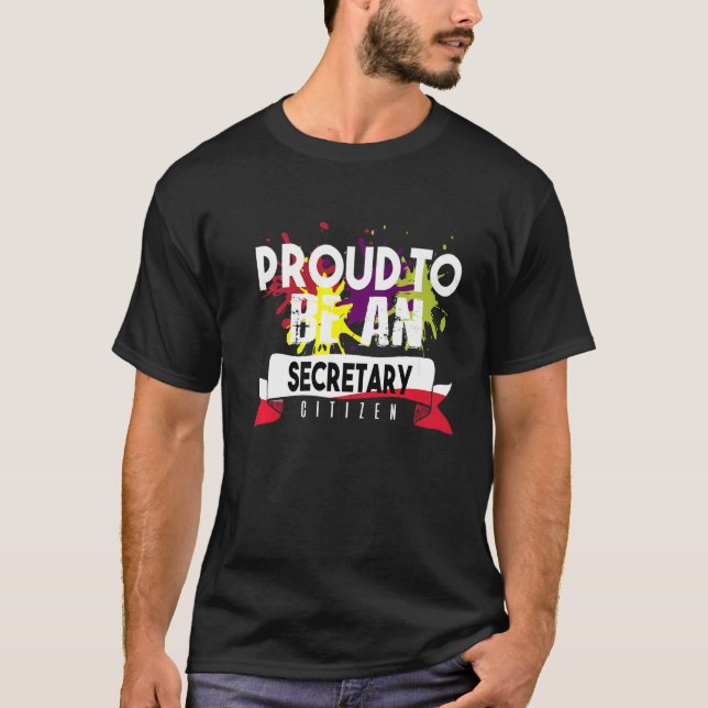 Prodis sekreterare Yrkesarbetare T Shirt (Framsida)