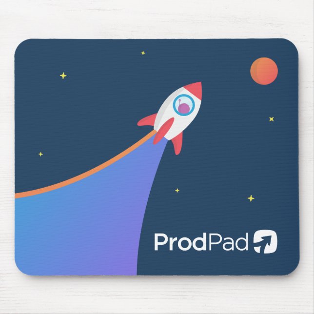 ProdPad-Musmattan från här till Mars Musmatta (Framsidan)