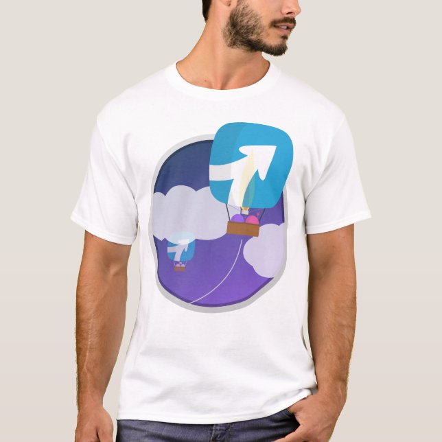 ProdPad "upp, upp och bort!", T-tröja T Shirt (Framsida)