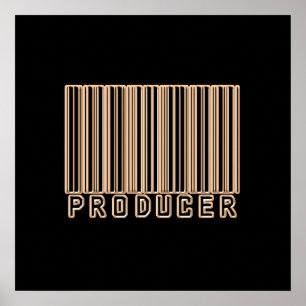 Producent Barcode Poster