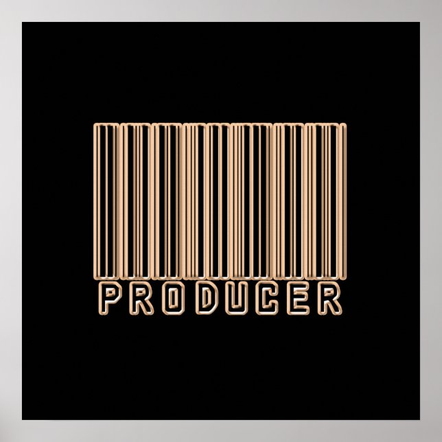 Producent Barcode Poster (Framsidan)