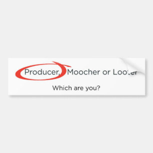 Producent, Moocher eller plundrare Bildekal