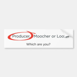 Producent, Moocher eller plundrare Bildekal