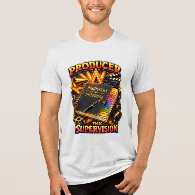 Producent - Övervakningen Bella+Canvas Herr T Shirt (Framsida)