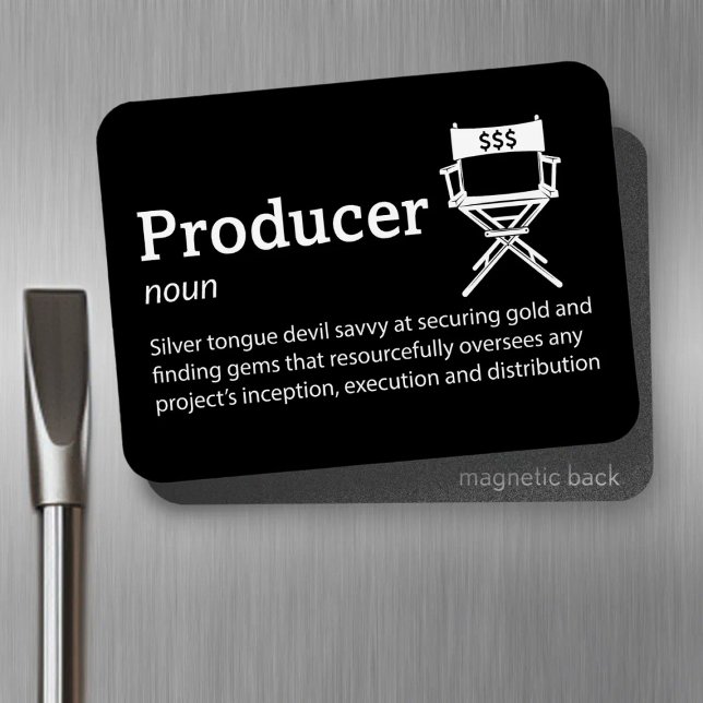 Producentdefinition - Filmmaker 3 x 4 tum Flex Magnet (Skapare uppladdad)