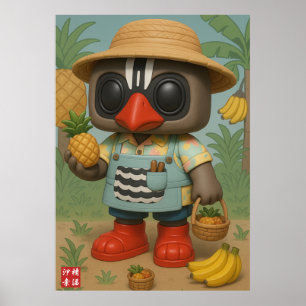 Producenten Kagu Banana och Pineapple Poster