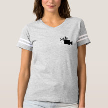 Producentkamera, fotboll T.Shirt (kvinnor)