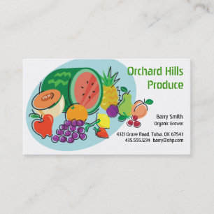 Producentodlare-/Vendor_Totally Fruity_blue oval Visitkort