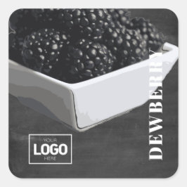 Product Brandy Dewberry Logotyp Stickers Fyrkantigt Klistermärke