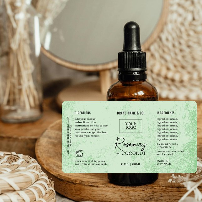  Product Customizable GreenRustic Label Fraktsedel (Skapare uppladdad)