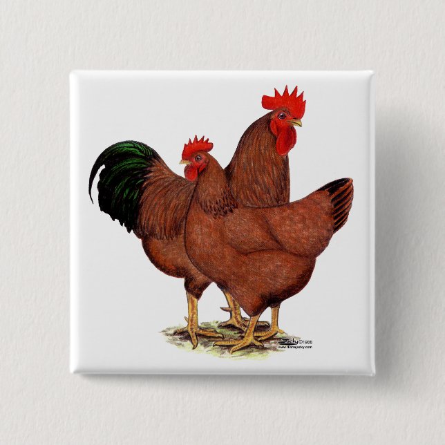 Production Red Chickens Knapp (Framsida)