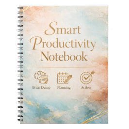 Productivity Notebook Planning & Action Journal  Anteckningsbok